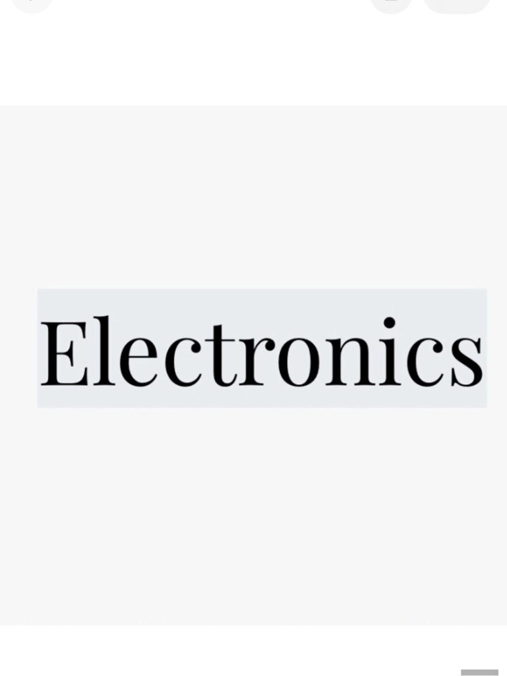 Various electronic